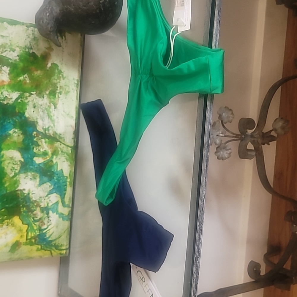 Greenlee Swim cheeky brief Green Or Navy